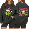 thumbnail image 2 of Women Merry Christmas Sweatshirt Long Sleeve Funny Cute Xmas Crewneck Pullover 3-Gray L 1, 2 of 5