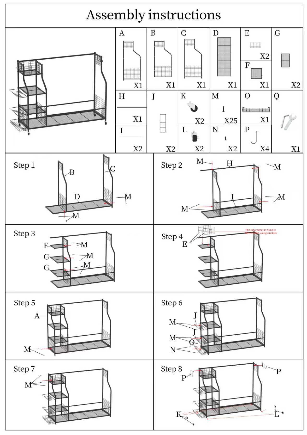 Golf Bag Storage Rack with Wheels, Large Golf Organizer for 3 Bags, Golf Club & Accessories Holder for Garage Basement