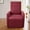Burgundy, variant on ATJIA Recliner Chair Covers 4 Piece Waterproof Jacquard Recliner Sofa Slipcover Stretch Recliner Slipcover with Storage Pocket