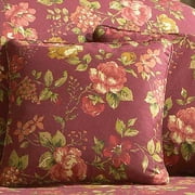 Home Trends Savannah Pillow, Burgundy