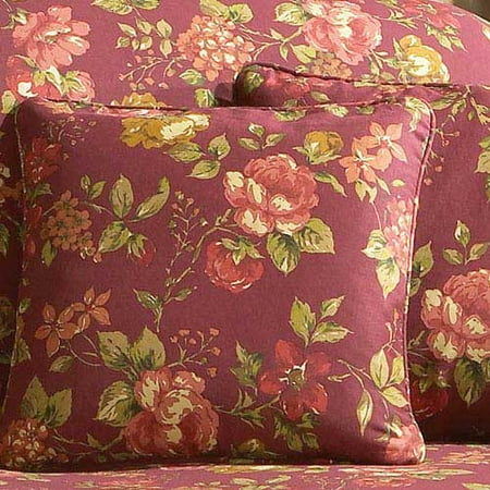 Home Trends Savannah Pillow, Burgundy