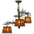 thumbnail image 3 of Meyda Tiffany 146816 Pine Branch Valley View 3 Light 28" Wide Chandelier - Custom, 3 of 5
