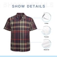 thumbnail image 7 of High Quality Hawaiian Shirts for Men Short Sleeve Aloha Beach Shirt Floral Summer Casual Button Down Shirts Blouses 4OW4HM, 7 of 7