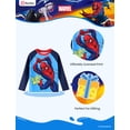 thumbnail image 4 of Marvel Spider-Man Boys Rash Guard UPF50+ Swimsuit Long Sleeve Graphic Surf Swim Shirts Kids Toddler Baby 2–9Y, 4 of 8