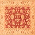 thumbnail image 1 of Ahgly Company Indoor Square Oriental Orange Traditional Area Rugs, 3' Square, 1 of 4