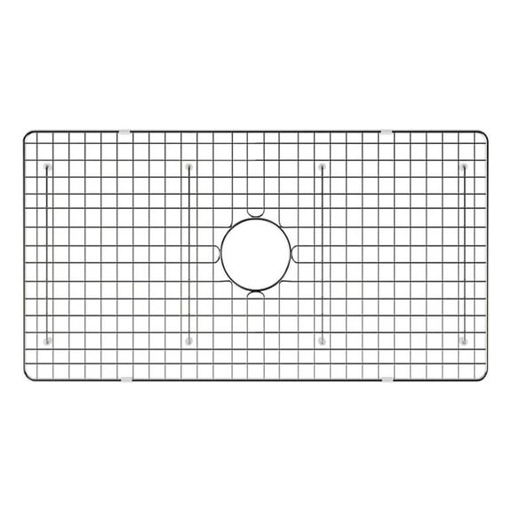 RVL2300WH Sink Grid - 30x17 Inch Stainless Steel Bottom Rinse Grid for Fireclay Kitchen Sinks - RVL2300 & RVL2300WH Compatible