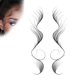 thumbnail image 3 of Bordes Pelo Tatuaje Pegatina Bordes Peinados Tatuaje Borde Pelo Impermeable Falso Rayita Pegatina, 3 of 7