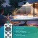 thumbnail image 5 of Reflector LED Solar para Exteriores de 100W, Recargable con Luz Tenue, Impermeable IP65, Luz Blanca Fría，Aigostar, 5 of 8