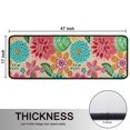 thumbnail image 5 of Kitchen Rugs Sets Of 2,Pioneer Flower Floral Print Pattern Anti Fatigue Kitchen Mat Rugs Non Slip Washable,Decorative Kitchen Floor Mats for Kitchen,Sink,Laundry,17"x47"+17"x47", 5 of 5