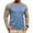 Light Blue, variant on WRKEKC Mens Long Sleeve Tee Shirts Two Tone Raglan Crew Neck Long Sleeve Soft Knit Curved Hem Daily Casual Pullover Tops