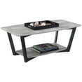 thumbnail image 3 of 3 Piece Coffee Table Set with Coffee Table and Set of 2 End Table in Faux Birch, 3 of 3