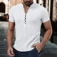 thumbnail image 2 of Playeras Deportivas Camiseta De Manga Corta Para Hombre Camisetas Casuales Sólidas Para Vacaciones Tops, 2 of 5