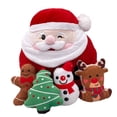 thumbnail image 3 of Figuras de peluche de Papá Noel de Navidad, almohada de Papá Noel, decoración de Navidad para fiesta temática, restaurante, Hotel, 3 of 9