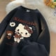 thumbnail image 4 of Sudadera de manga larga con cuello redondo estilo japonés de Sanrio Hello Kitty, ropa bonita con dibujos animados Y2k, camisetas holgadas para mujer, 4 of 5