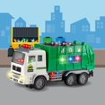thumbnail image 4 of Toy Garbage Truck For Kids With 4d Lights And Sounds - Battery Operated Automatic Bump & Go Car - Sanitation Truck Stickers, 4 of 5