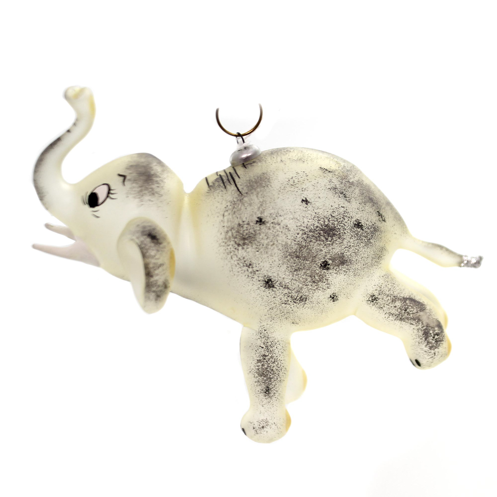 Holiday Ornaments VINTAGE ITALIAN ELEPHANT Glass Ornament Ta132