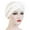 White, variant on iHPH7 Head Turbans for Women Hair Scarf Chemo Turbans for Women Head Coverings for Women Chemo Headbands for Women, Black One Size