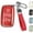Red, variant on Key Fob Cover Compatible with Range Rover Evoque Sport Velar Discovery LR4 Jaguar F-Pace F-Type XE XF XJ Keychain Case Holder Protector,White