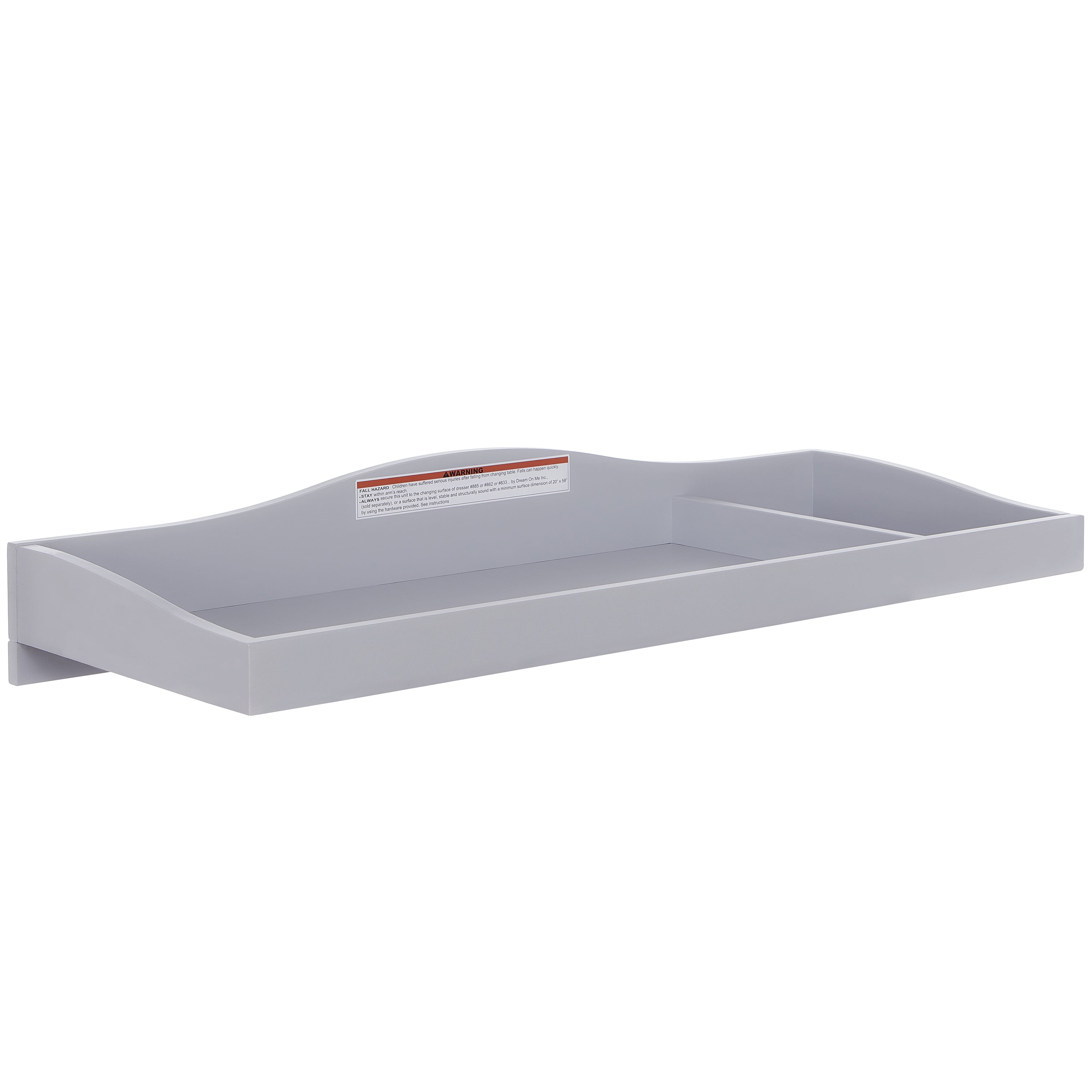 Evolur Changing Tray, Silver Shimmer