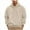 Khaki, variant on safuny Men's Crew Neck Sweatshirts Loose Tops Pockets Big&Tall Long Sleeve Shirts Drawstring Fashion Casual Hoodies Soft Fleece Solid Color Pullover Outwear Black L