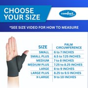 Comfort Cool Thumb CMC Abduction Splint - Left, Medium Plus
