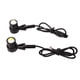 thumbnail image 5 of Luces de señal de giro delanteras y traseras Indicadores LED Ámbar Amarillo DC 12V Universal para Scooter Deportes Motocicleta Tipo 3, 5 of 5