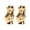 Gold-1A-home supplies, variant on LEFTHIGH Home Aureate Ceramic Valentine's Day Love Heart Gesture Figurine Set of 2 Desktop TV Cabinet Decor Romantic Ornament Gold and Silver Funny Gifts