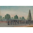 thumbnail image 2 of William P. Chappel 18x13 Gold Ornate Wood Frame and Double Matted Museum Art Print Titled - Adult Funeral Procession (1870s), 2 of 4