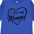 thumbnail image 4 of Inktastic I Love My Mommy in Black Chalk Heart Boys or Girls Long Sleeve Toddler T-Shirt, 4 of 5