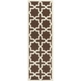 thumbnail image 5 of SAFAVIEH Cambridge Liz Geometric Wool Runner Rug, Dark Brown/Ivory, 2'6" x 8', 5 of 10