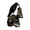 Black, variant on HAHUT Halloween Crow Skull Lamp, Handcrafted Retro Resin Skeleton Night Light for Halloween Party Home Bedroom & Bookshelf Decor (White)
