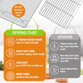 thumbnail image 3 of Spring Chef 10" x 15" Stainless Steel Cooling Rac, 3 of 9