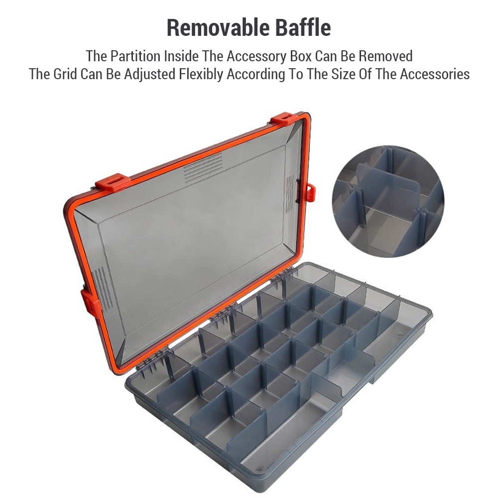 Fishing Large Water Resistant Tackle Box Fishing Tackle Box Organizer Adjustable Fishing Tackle Trays Tackle Box Backpack In Multiple Colors