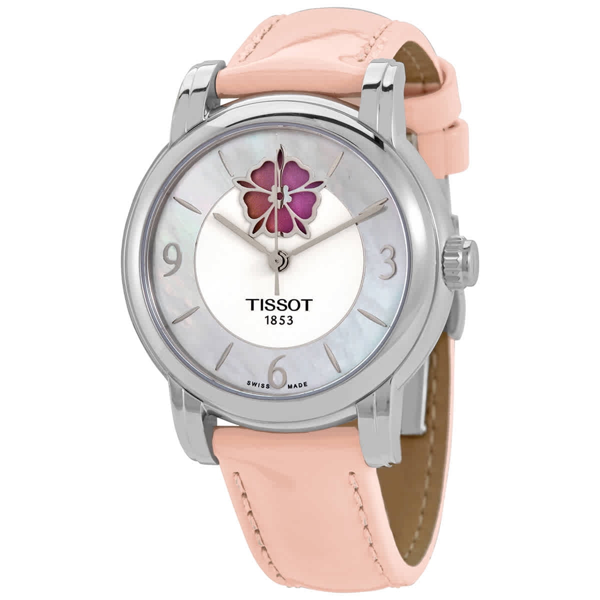 Tissot Lady Heart Flower Automatic Mother of Pearl Dial Ladies Watch T050.207.16.117.00