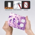 thumbnail image 4 of Purple Diamonds Falling Switch Cover Decorative Wall Plate 3-Gang 2-Toggle 1-Duplex Standard Size, 4 of 5