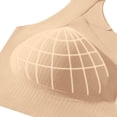 thumbnail image 4 of Liuchenyi Hot Sales Underoutfit Bras for Women Jelly Bras for Women No Underwire Comfort Wireless Push Up Bras Seamless Scalloped Lift Everyday Bralettes Khaki, 4 of 5