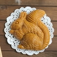 thumbnail image 6 of DAMAI DIY Wooden Cute Cookie Mold, 3D Carved Wooden Cracke Cutter Embossing Molds, Wood Biscuit Molds Stamps for Baking Halloween Thanksgiving Christmas(Squirrel), 6 of 9