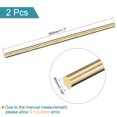 thumbnail image 2 of Uxcell 5mm Diameter 300mm Length Brass Solid Round Rod for DIY Craft 2 packs, 2 of 4