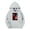 Gray, variant on Unisex Boys Graphic Hoodie with Vibrant Movie Style Close-Up Print, Soft Fleece Pullover with Pocket, 6 Colors Holiday Outfit for Boys Girls, White, 140
