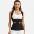 thumbnail image 6 of Sauna Suit for Women Waist Trainer Vest for Women Sweat Tank Top Shaper for Women with Zipper, 6 of 7