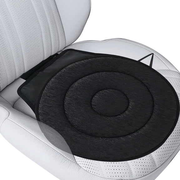 Swivel Seat Cushion for Car for Elderly, Rotating Car Cushion with Non-Slip Round Disc Design, Portable Seat Pad for Easy Turning