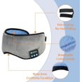 Sleep Headphones Bluetooth Eye Mask Side Sleepers Blackout Wireless