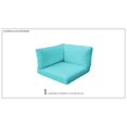 thumbnail image 2 of TK Classics Covers for Corner Chair Cushions 4" Thick in Aruba, 2 of 3