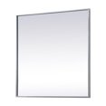 thumbnail image 5 of Elegant Decor Metal Frame Square Mirror 30 inch in Silver, 5 of 10