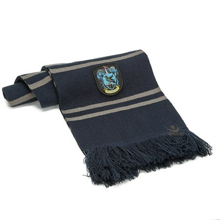 Harry Potter Ravenclaw Thicken Wool Knit Scarf Wrap Soft Warm Costume Cosplay