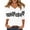 02-Black, variant on Spring Floral 3/4 Length Sleeve V-Neck Blouse Casual Loose Fit T Shirts Cute Solid Three Quarter Length Tunic Tops