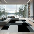 thumbnail image 2 of ODIKA 8'x10' Ultra-Soft Area Rug, Alfombras Contemporary Solid Panel Para Habitacion Pile Under None Washable, Bare feet friendly, Silk-Touch for Bedroom, Under Sectional, 2 of 7