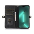 thumbnail image 3 of For Iphone 15 Pro Zipper Card Slot Buckle Wallet Leather Phone Case(Black),iPhone 16 Plus, 3 of 6