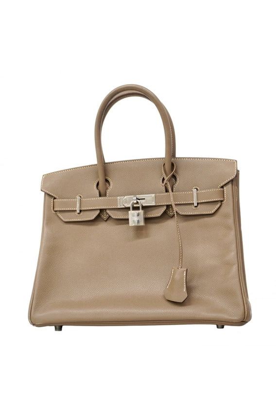 Pre-Owned Hermes Herms Birkin 30 handbag in Epsom leather with a L stamp for women