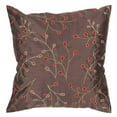 thumbnail image 2 of Surya Surya Pillows Area Rug HH094 Chocolate Abstract Branches 22" x 22" Square, 2 of 2